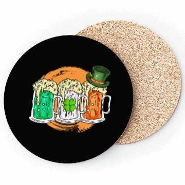 Discover Ireland beer Irish St. Patrick's Day Coasters