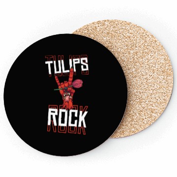 Discover Tulip Gardening Hand Coasters
