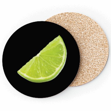 Discover sliced green fruit Coasters