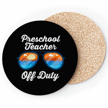 Discover Preschool kindergarten educator off duty teacher Coasters