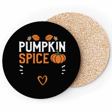 Discover Pumpkin Spice - Pumpkin Coasters