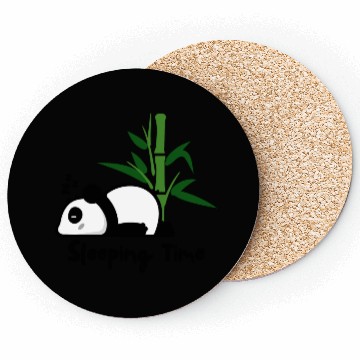 Discover Panda Sleeping Time Coasters