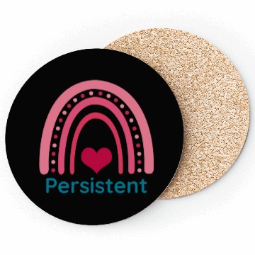 Discover Persistent Viva Magenta Boho Rainbow Coasters