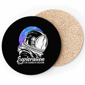Discover Amusing Explorations Of Cheerful Astronauts Quote Coasters