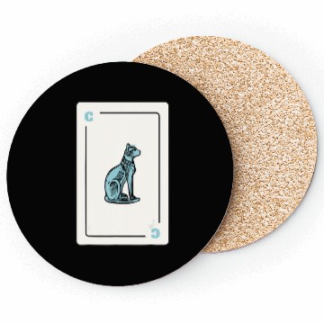 Discover Cat Playing card Cat Lovers Gift Coasters
