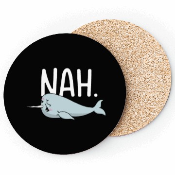 Discover Procrastinating Narwhal Lover Aquatic Animals Coasters
