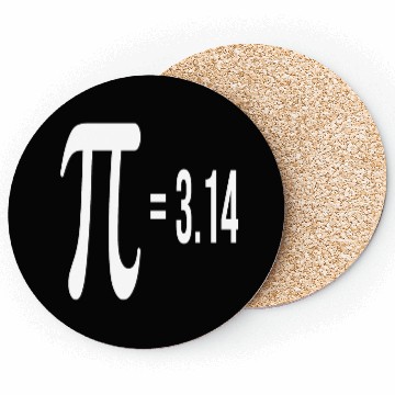 Discover pi day Coasters