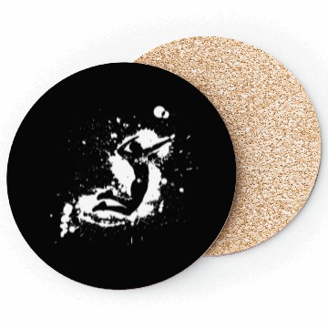 Discover Volleyball Spike Man White Coasters