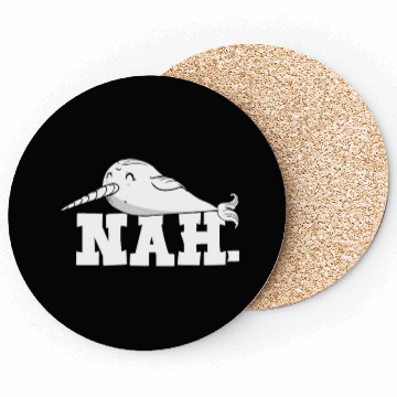 Discover Procrastinating Narwhal Lover Aquatic Animals Coasters