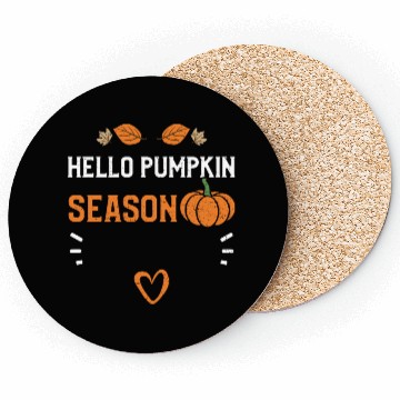 Discover Hello Pumpkin Season - Pumpkin Coasters