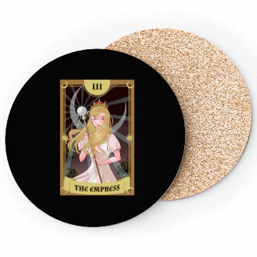 Discover Anime Tarot Card The Empress Coasters