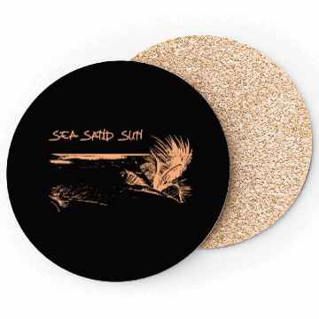 Discover Sea, Sand And Sun Coasters