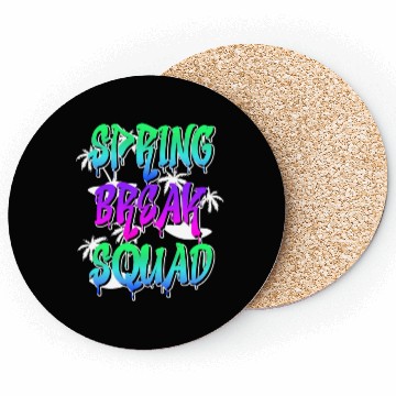 Discover Spring Break Squad Summer Vacation Spring Break Coasters