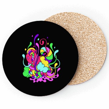 Discover Coasters colorful background