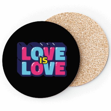 Discover Love is love retro Coasters