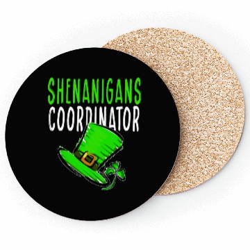 Discover Shenanigans Coordinator Gnomes Green Proud Coasters