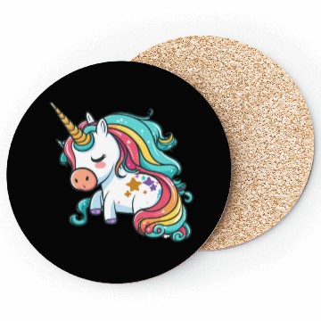 Discover Kawaii unicorn Coasters