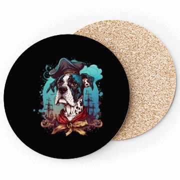 Discover Great Dane Dog Pirate Coasters
