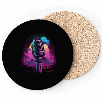 Discover AV Technician Microphone Audio Visual Tech Sound Coasters