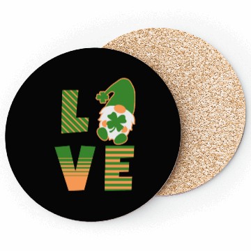 Discover Gnome St Patricks Day Woman Love, Lucky Clover Coasters