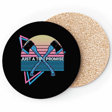 Discover Funny Axe Throwing Ax Thrower Retro Coasters