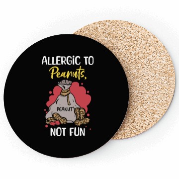 Discover Allergic To Peanuts Not Fun Peanut Allergic Coasters