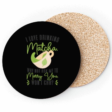 Discover Matcha Lover Wedding Matcha Tea Pick Up Lines Coasters