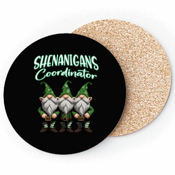 Discover Shenanigans Squad Gnomes St Patrick's Day Coasters