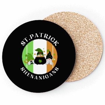 Discover ST PATRICK shenanigans funny St. patty's Coasters