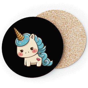 Discover Cute colorful unicorn Coasters