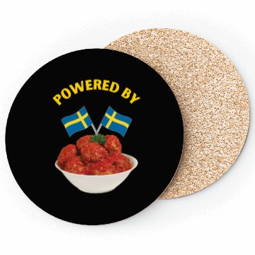 Discover Powered by Swedish Meatballs Coasters