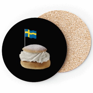 Discover Semla, Swedish Food Coasters