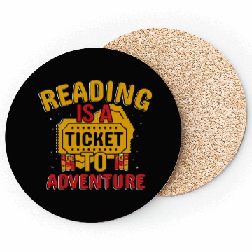 Discover Reading Adventure Library Student Teacher Book Coasters