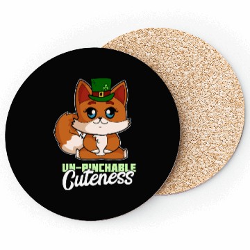 Discover Un Pinchable Cuteness St Patrick Day Fox Coasters
