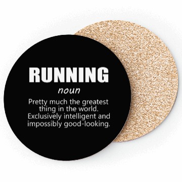 Discover Running Funny Definition Funny 5k Marathon Runner Coasters