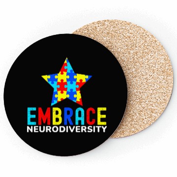 Discover Embrace Neurodiversity Coasters