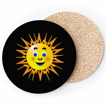 Discover the smiling sun Coasters