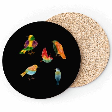 Discover Colorful Birds Coasters
