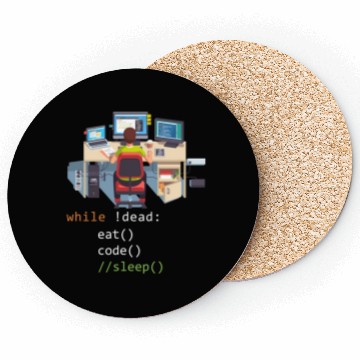 Discover Computer Science Python Programmer Eat Code Sleep Coasters