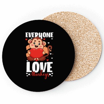 Discover Banana Chimpanzee Funny Hairy Coasters