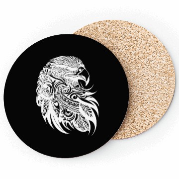 Discover Tattoo Eagle Tribal Style Coasters
