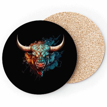 Discover bull angry 1 Coasters