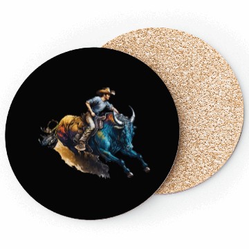 Discover bull cowboy 3 Coasters