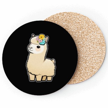Discover Floral Llama Coasters