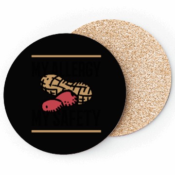 Discover My Allergy My Safety Peanut Allergic Coasters
