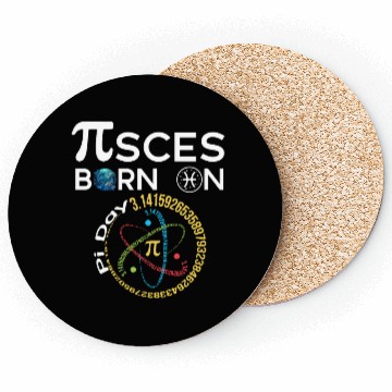 Discover Pi Day Birthday Baby Born on Pi Day Pisces Coasters