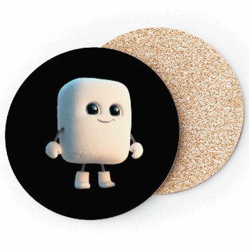 Discover Cute marshmallow Coasters