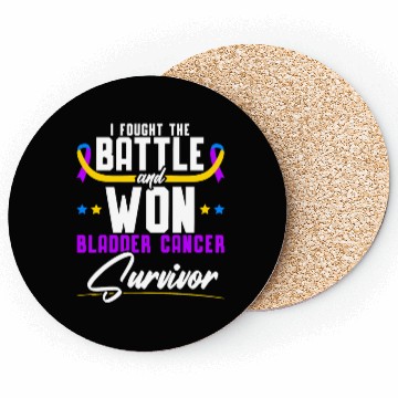 Discover Fought The Battle And Won Bladder Cancer Survivor Coasters