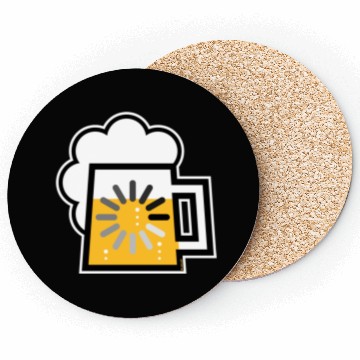 Discover Beer Loading (Drinking In Progress / Icon / |) Coasters