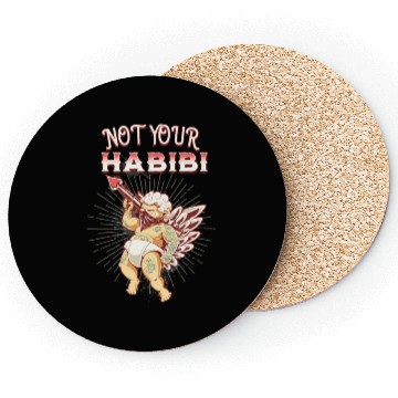 Discover Not Your Habibi happy Classic Retro Essential Coasters